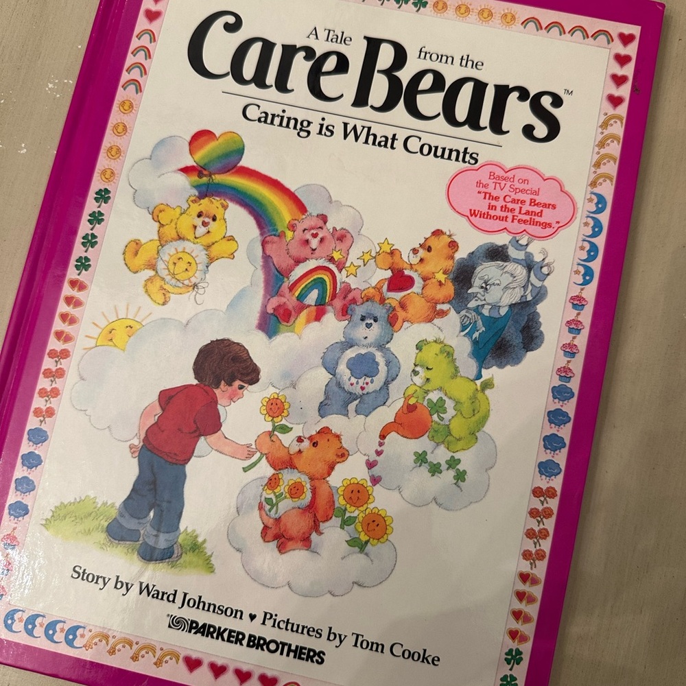 Vintage Care Bears Storybook - Caring is What Counts